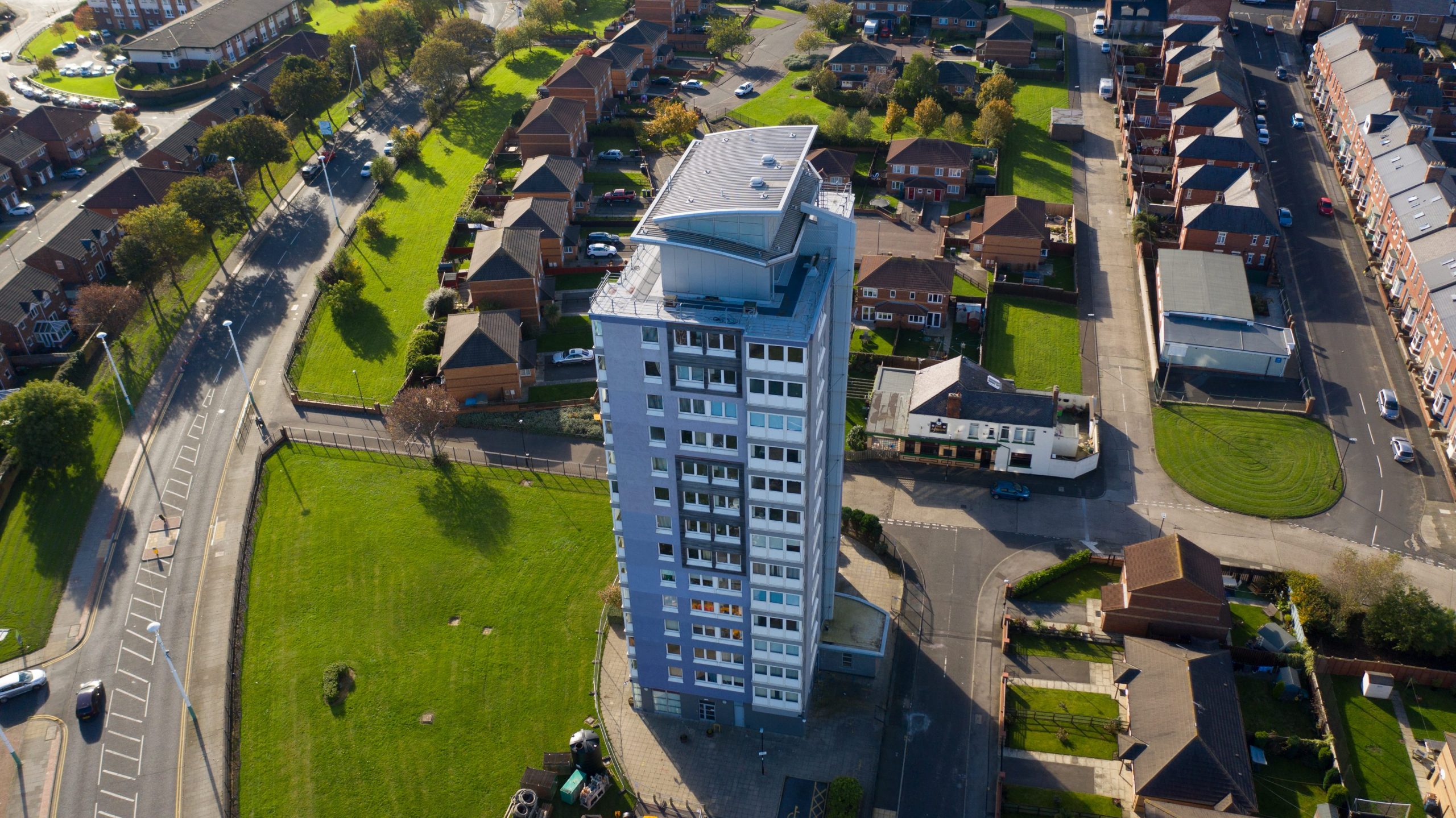 Flats on the North of Sunderland, which form part of Gentoo’s Core 364 project.