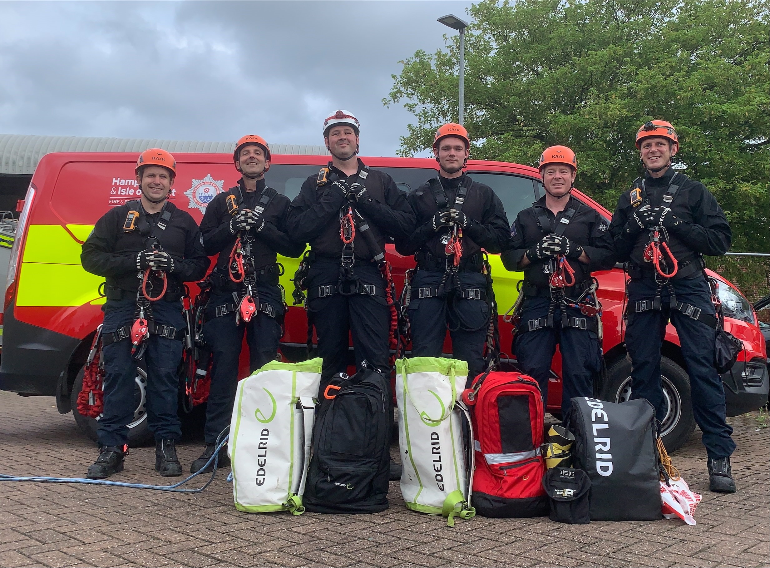 Hampshire and Isle of Wight Fire and Rescue Service - rope team