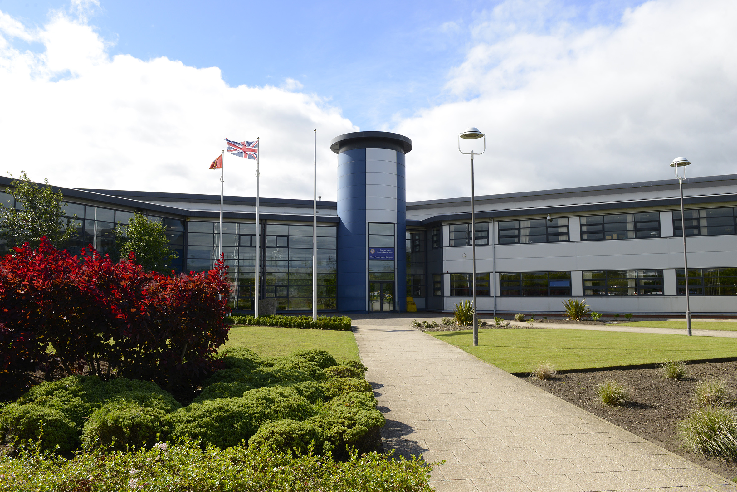 Photograph of the Tyne and Wear Fire and Rescue Service headquarters building